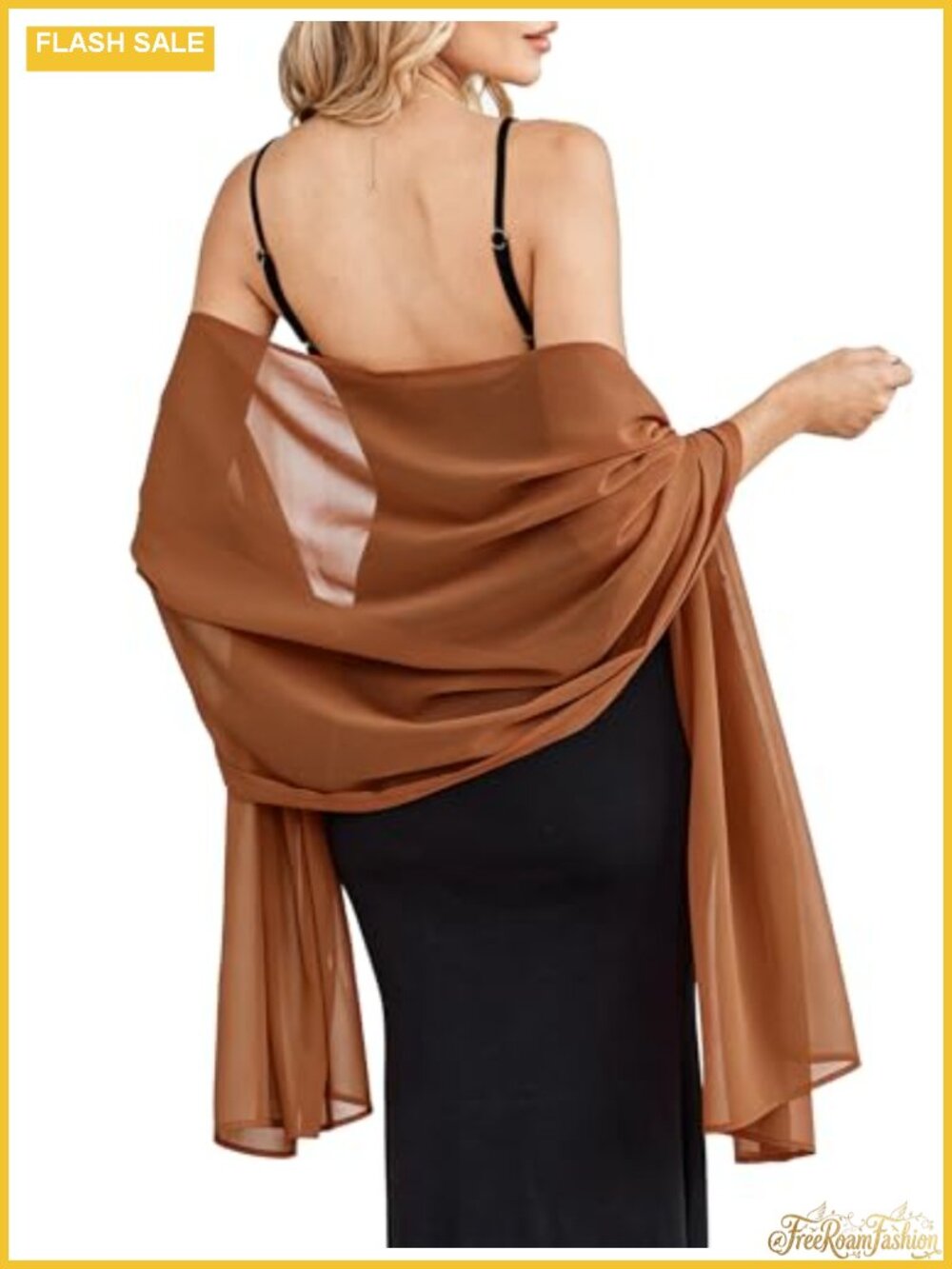Chiffon Shawl Wrap Sheer Soft Lightweight Scarf Accessory